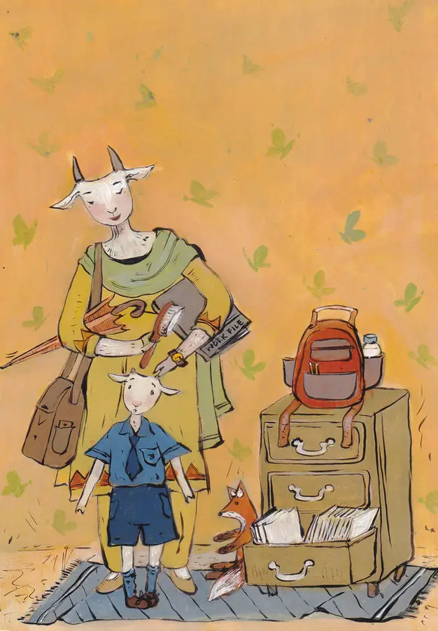 Illustration for A Friend for Little Goat