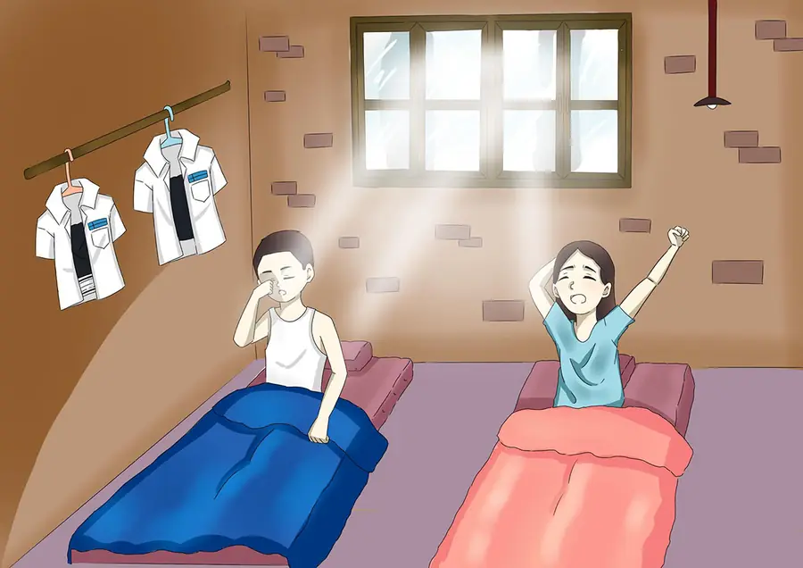 Illustration for A Good Day for Brother and Sister